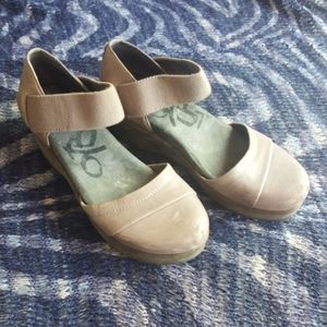 OTBT Taupe Mary Janes